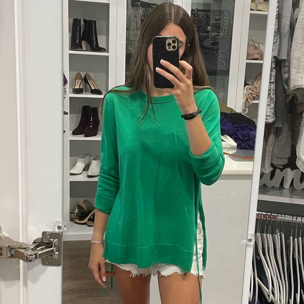 Green shirt